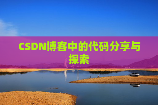 CSDN博客中的代码分享与探索